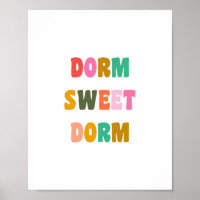 Dorm Sweet Dorm Colorter Lettering