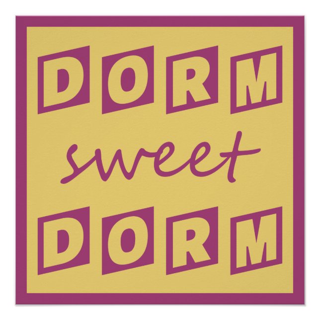 Póster Dorm Sweet Dorm poster (Frente)