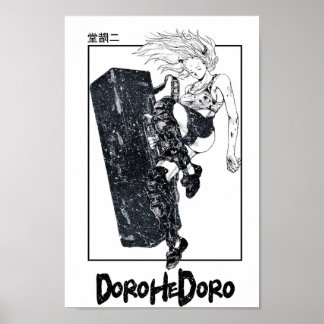 Poster Dorohedoro Nikaido Design