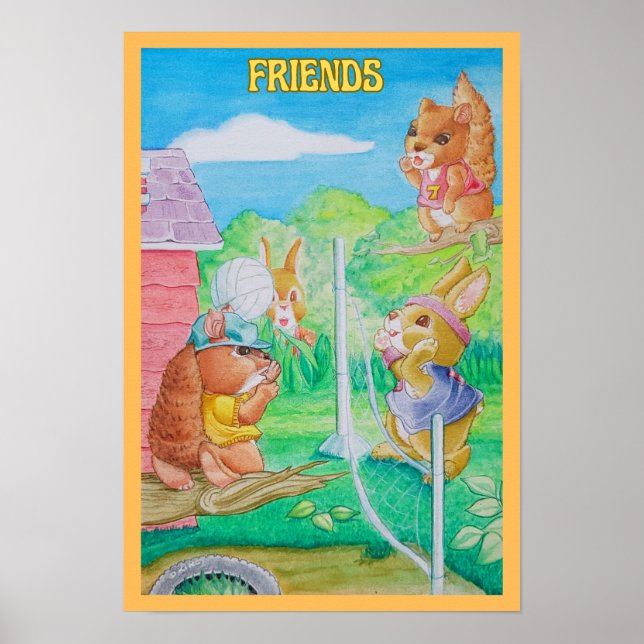 Poster dos Amigos das Crianças (Frente)