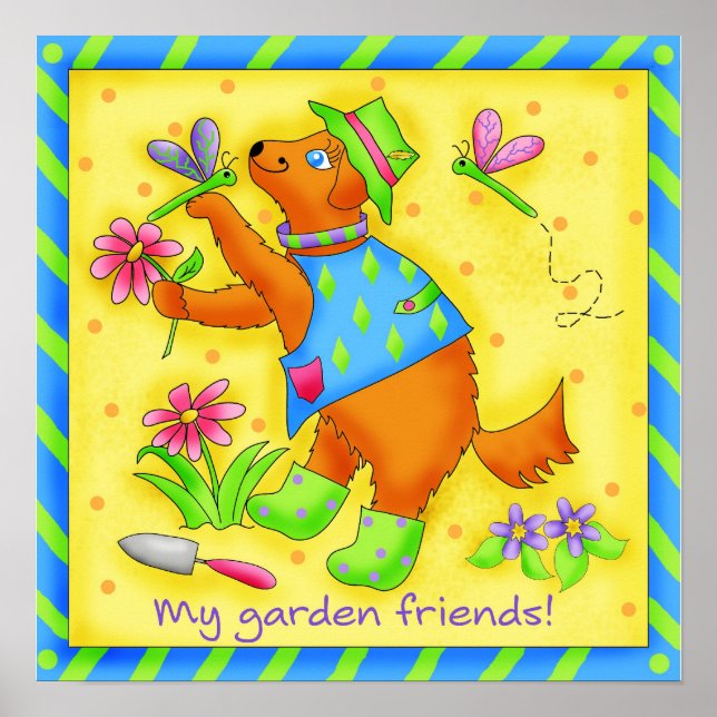 Poster dos Amigos do Jardim (Frente)