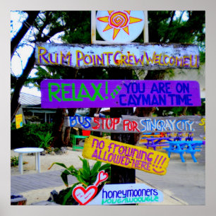 Poster dos caimões do ponto do rum