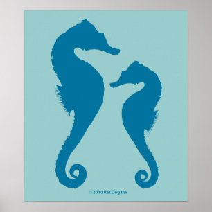 Poster dos cavalos marinhos