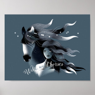 Poster dos cavalos selvagens