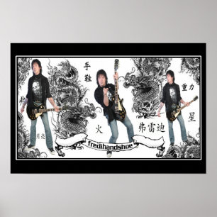 Poster dos dragões e das canções de Fredi Hands