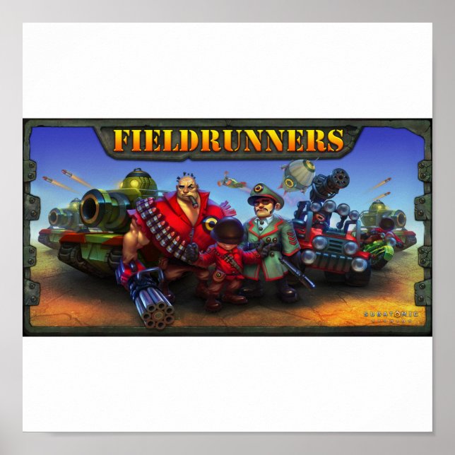 Poster dos Fieldruners (Frente)
