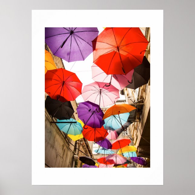 Poster dos Guarda-chuvas da Cidade (Frente)
