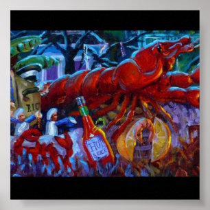 POSTER DOS LAGOSTINS DE CAJUN