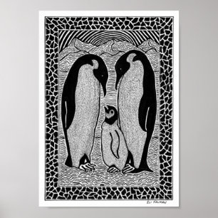 Poster dos pinguins