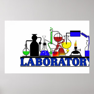POSTER DOS PRODUTOS VIDREIROS DE LABORATÓRIO DOS