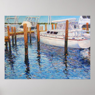 Póster Dos "reflexões azul-céu "