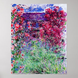 Poster dos rosas de Monet