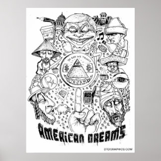 Poster dos Sonhos Americanos