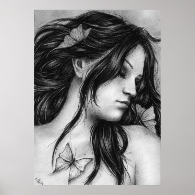 Poster dos Sonhos da Borboleta (Frente)