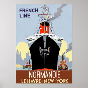 Poster dos SS Normandie