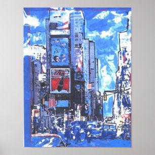 Poster dos Times Square do poster das viagens