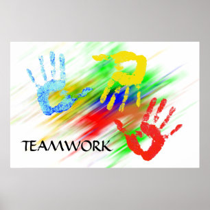 Poster dos trabalhos em equipe