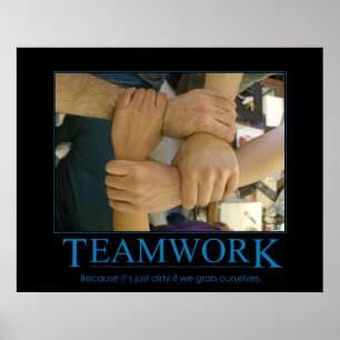 Poster dos trabalhos em equipe