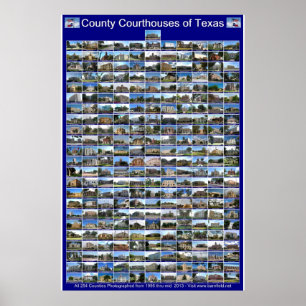 Poster dos tribunais de Texas County (vertical