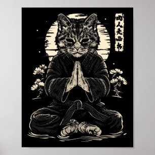 Poster Dose Meditativa De Judô Animal De Combate Ao Carat