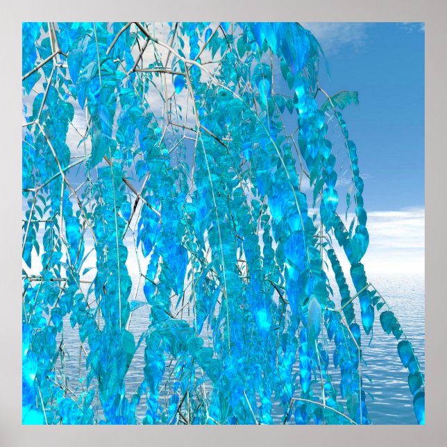 Poster Dossel de Árvore de Cristal (Frente)