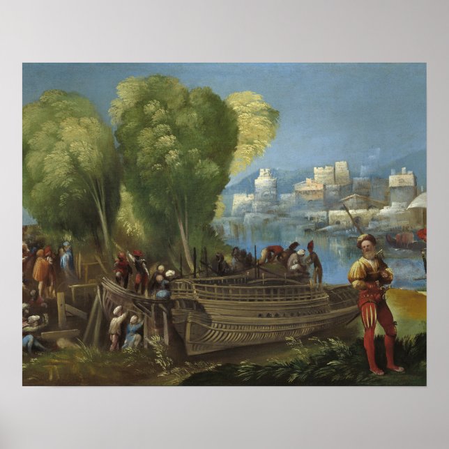 Poster Dosso Dossi - Aeneas e Achates sobre a Líbia (Frente)