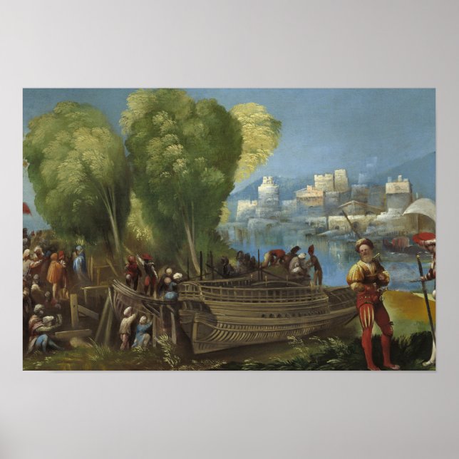 Poster Dosso Dossi - Aeneas e Achates sobre a Líbia (Frente)
