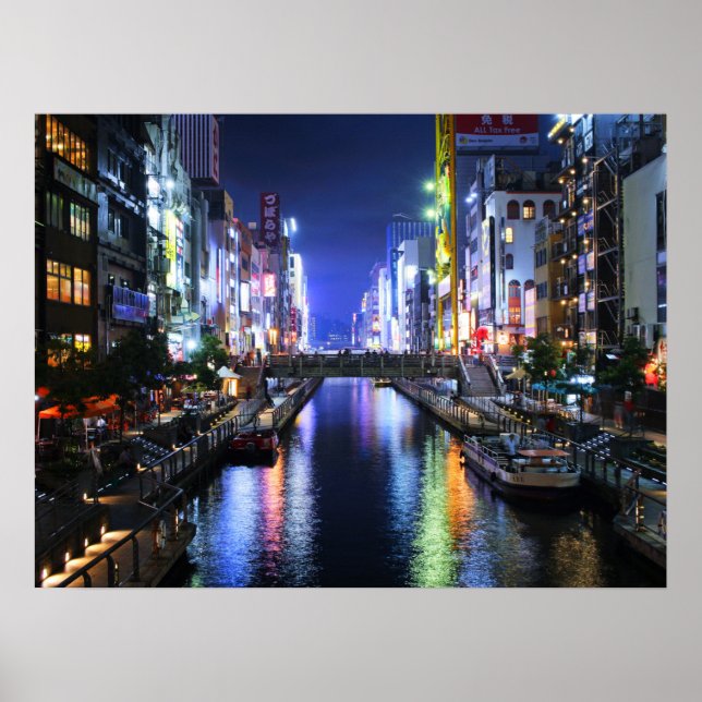 Poster Dotonbori River Osaka (Frente)