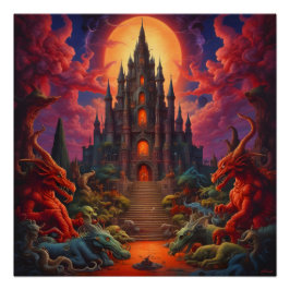 Póster Double Your Dragon Fantasy Final