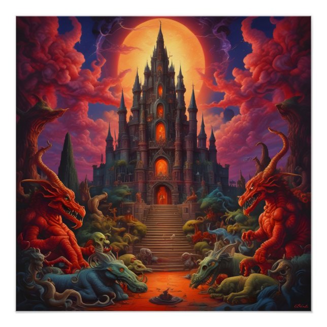 Póster Double Your Dragon Fantasy Final (Frente)