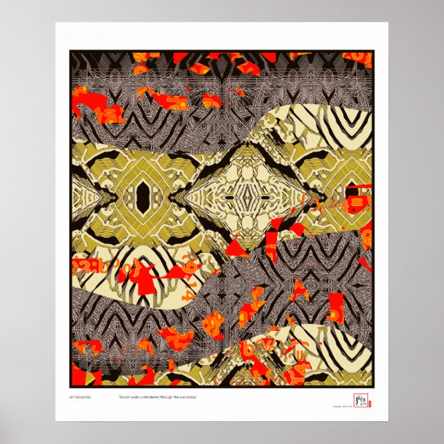 Póster Doubt Walks Unhinded (Frente)