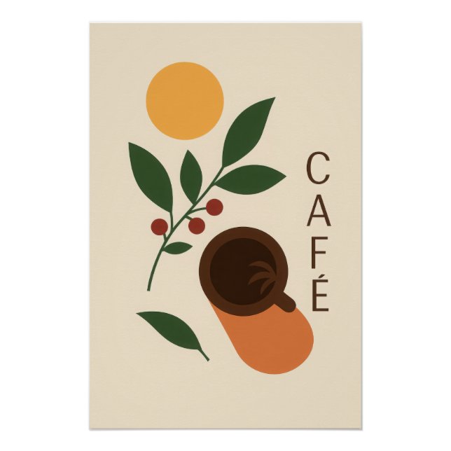Póster Douceur du café (Frente)