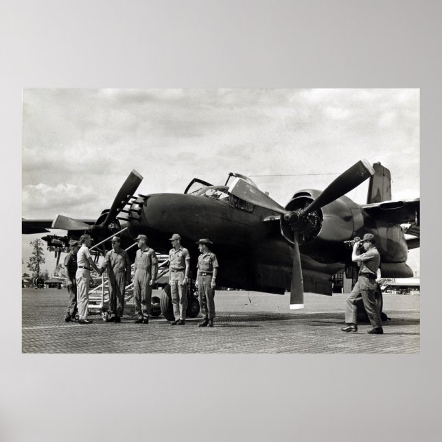 Poster Douglas B-26K Invader (Frente)