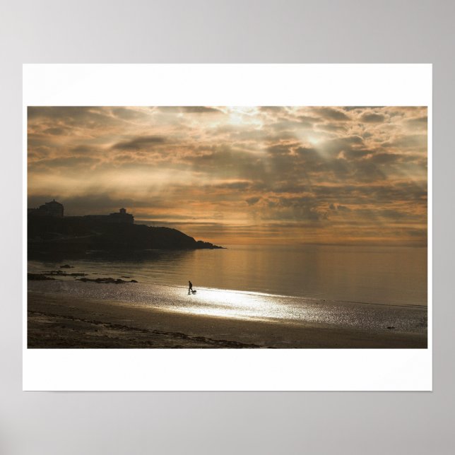 Póster Douglas Dog Walker no Sunrise (Frente)