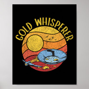 Poster Dourada e engraçada caça ao tesouro Dourado