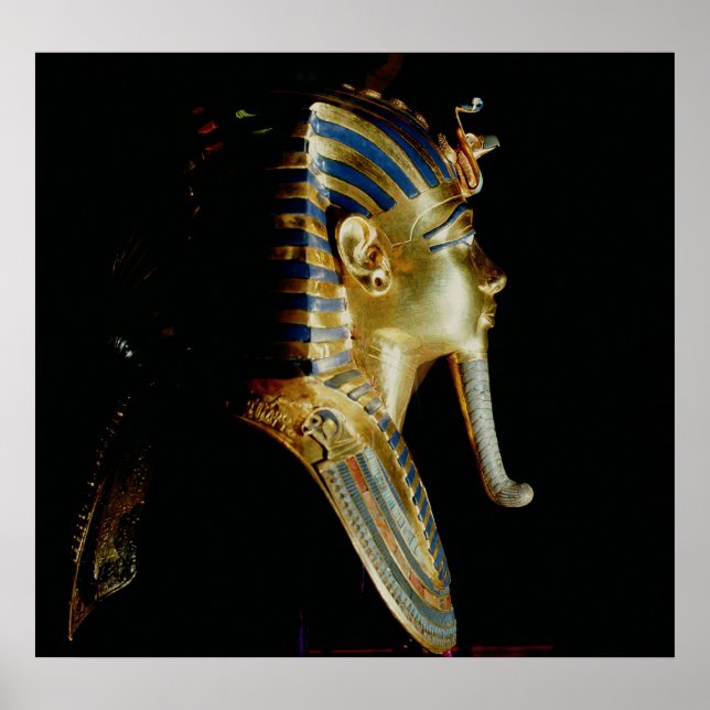 Póster Dourada máscara de Tutankhamun (Frente)
