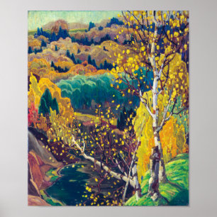 Poster Dourado de outubro Franklin Carmichael
