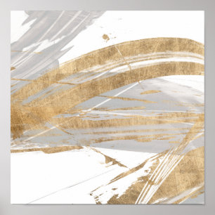 Poster DOURADO e CINZA