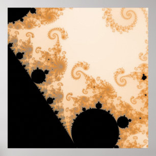 Poster Dourado infinito do detalhe