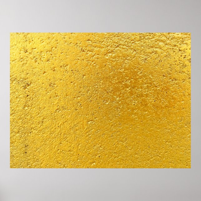 Poster Dourado ou folha de fundo e textureabstrato (Frente)