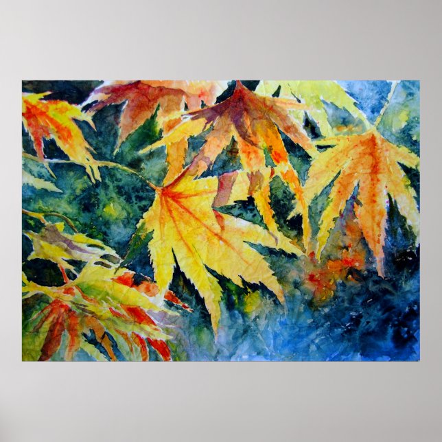 Póster Dourado outono (Frente)