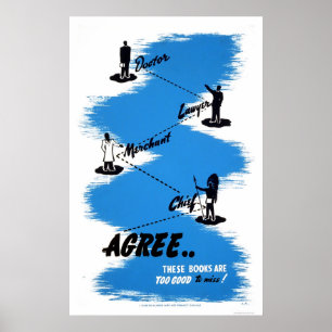 Poster Doutor Advogado Indiano WPA 1940