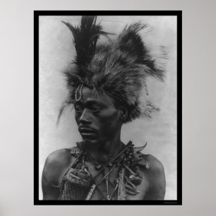 Póster Doutor de bruxa africano 1920