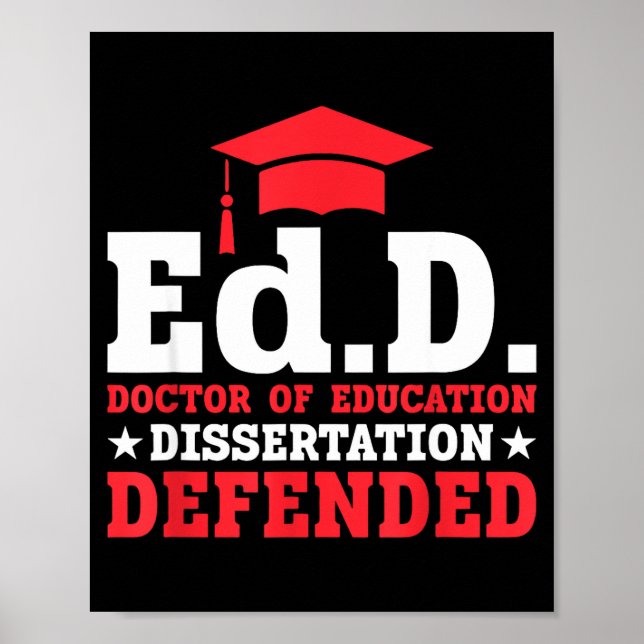 Poster Doutor em Educação dissertação defendida edd (Frente)
