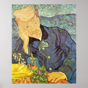 Póster Doutor Gachet Retrato por Vincent van Gogh