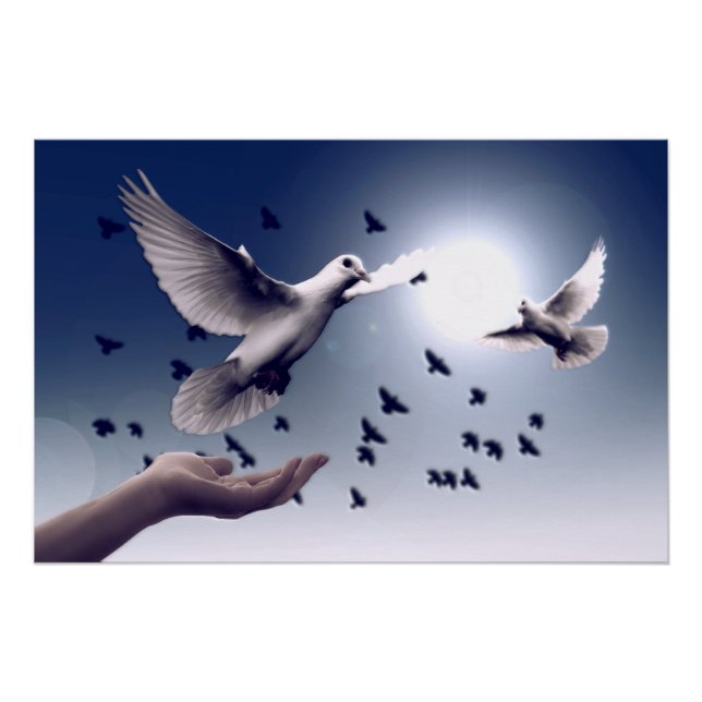 Póster Dove Hand Trust (Frente)