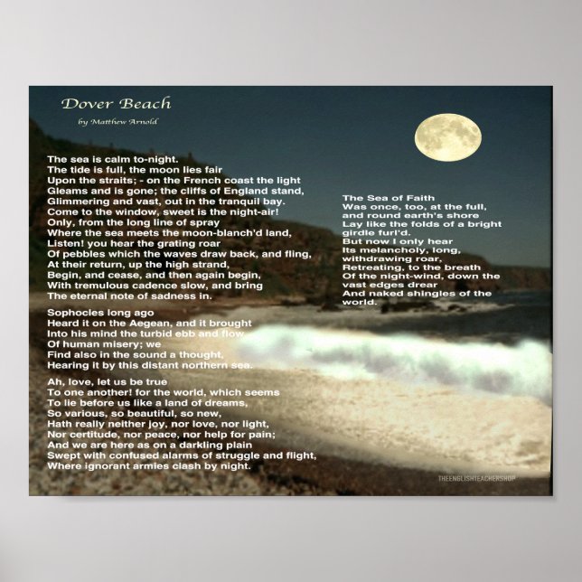 Poster Dover Beach (Frente)