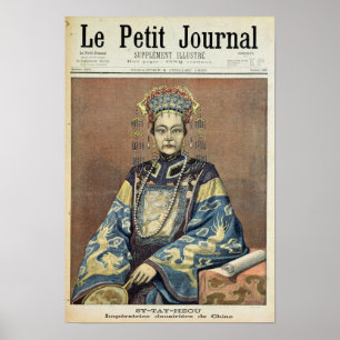 Póster Dowager de imperatriz Tz'U-Hsi de China