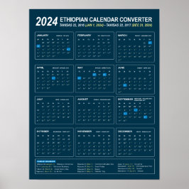 Poster Download do Conversor de Calendário Etíope Ano 202