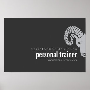 Poster Download do Logotipo Deslocado da Cabeça de Barram